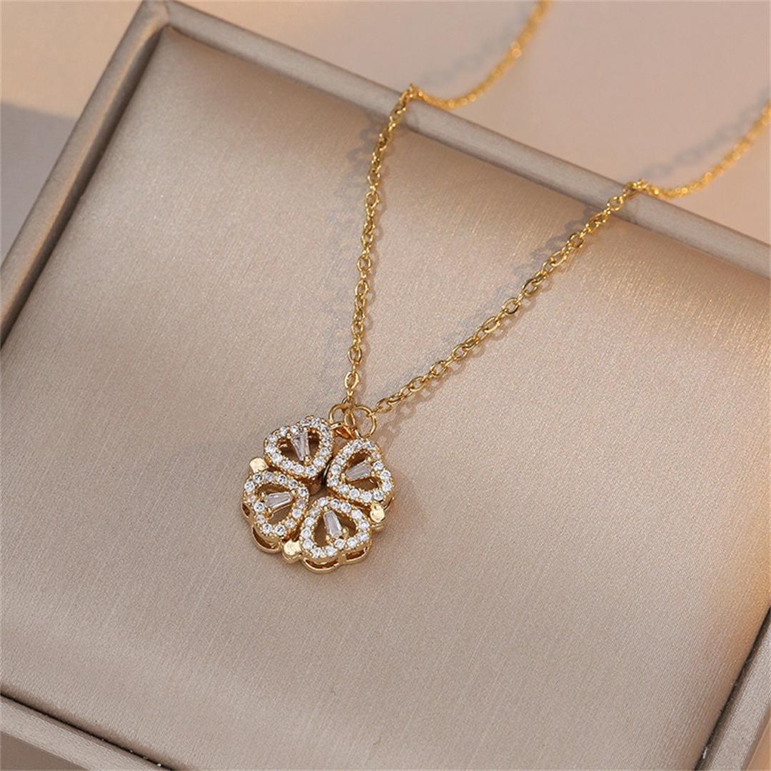 Diamond Four‑Leaf Clover Necklace Elite Mall PK