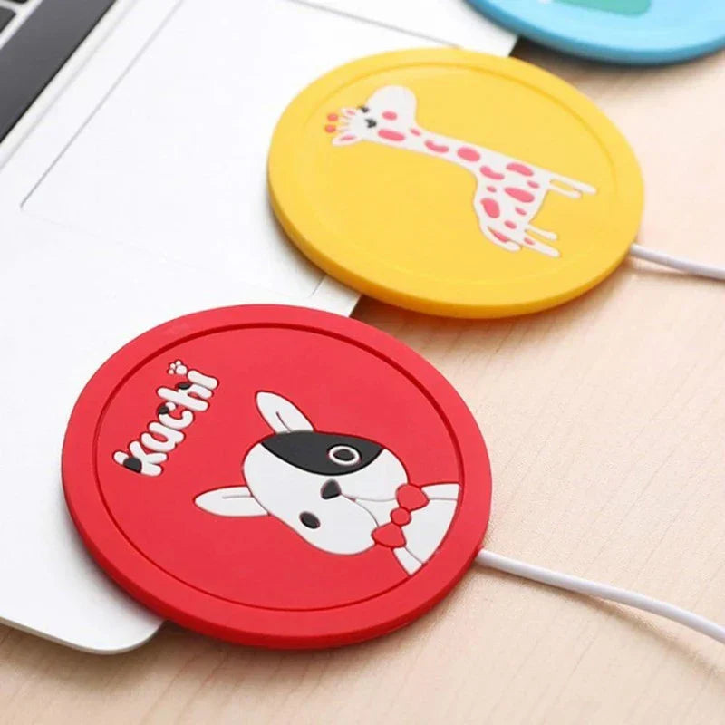 5V USB Cute Silicone Heat Warmer Heater Milk Tea Coffee Mug Hot Drinks Beverage Cup Elite Mall pk