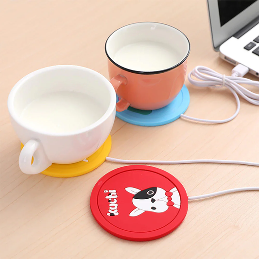 5V USB Cute Silicone Heat Warmer Heater Milk Tea Coffee Mug Hot Drinks Beverage Cup Elite Mall pk