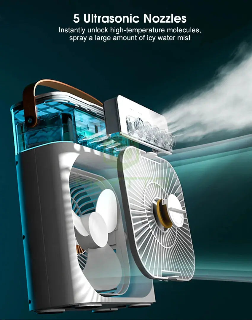 Mini Portable Rechargeable Air Cooler Fans Elite Mall pk