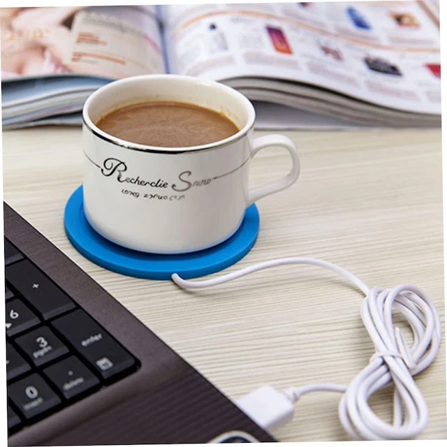 5V USB Cute Silicone Heat Warmer Heater Milk Tea Coffee Mug Hot Drinks Beverage Cup Elite Mall pk