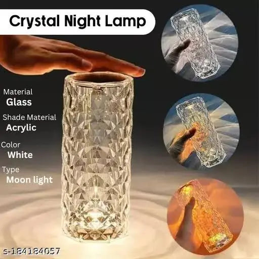 16 Colors Rose Touch Crystal Desk Lamp Elite Mall pk